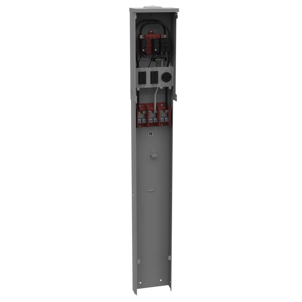 Unmetered Power Supply - 5.188L x 8.688W x64.5H - 125A - 60 Hertz