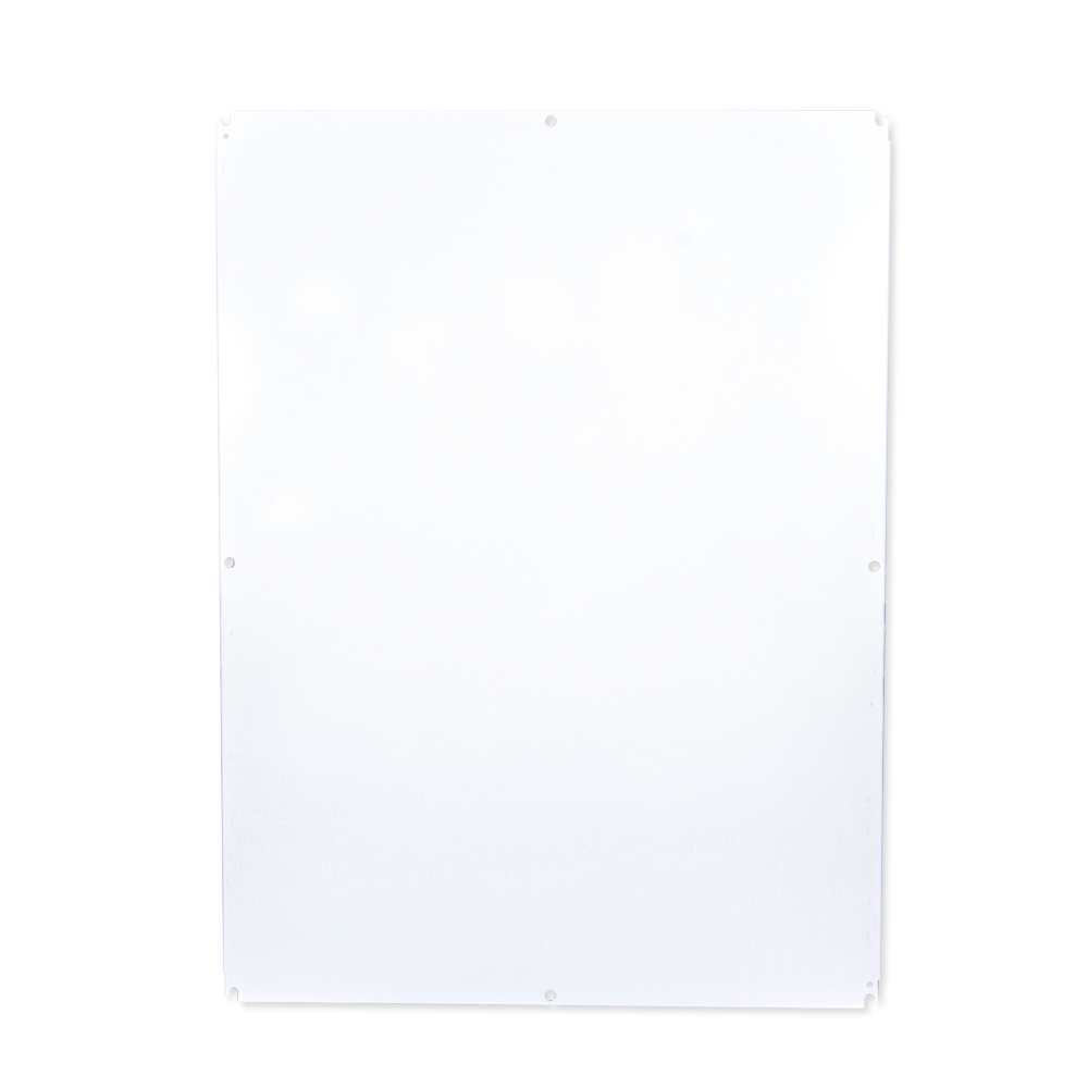 Panel for Mounting Electronic Controls  -  0.75 In x 34.282 In x 46.282 In  -  Steel  -  Powder Coat Finish