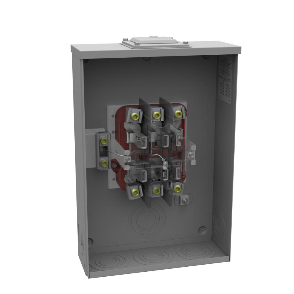 Ring Type Meter Socket - 4.844L x 13W x19H - 200A - 60 Hertz