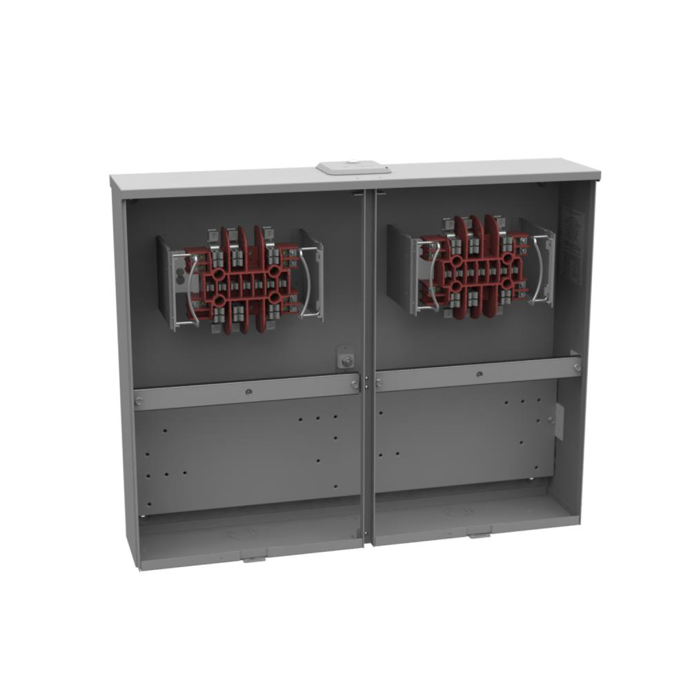 Ringless Meter Socket - 5L x 25.063W x20H - 20A - 13 Terminal - Small Closing Plate