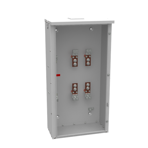 Product image for Milbank U4554-X-Z21-K6SP-LI 13 Terminal Ringless Large Closing Plate Test Switch Prewired 21in-41in-10in Painted Steel Single Front Lift Off Cover Hasp Long Island Lighting Company