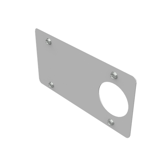 Product image for Milbank K5920-54 Receptacle Face Plate Millennium Blank Blank 1450