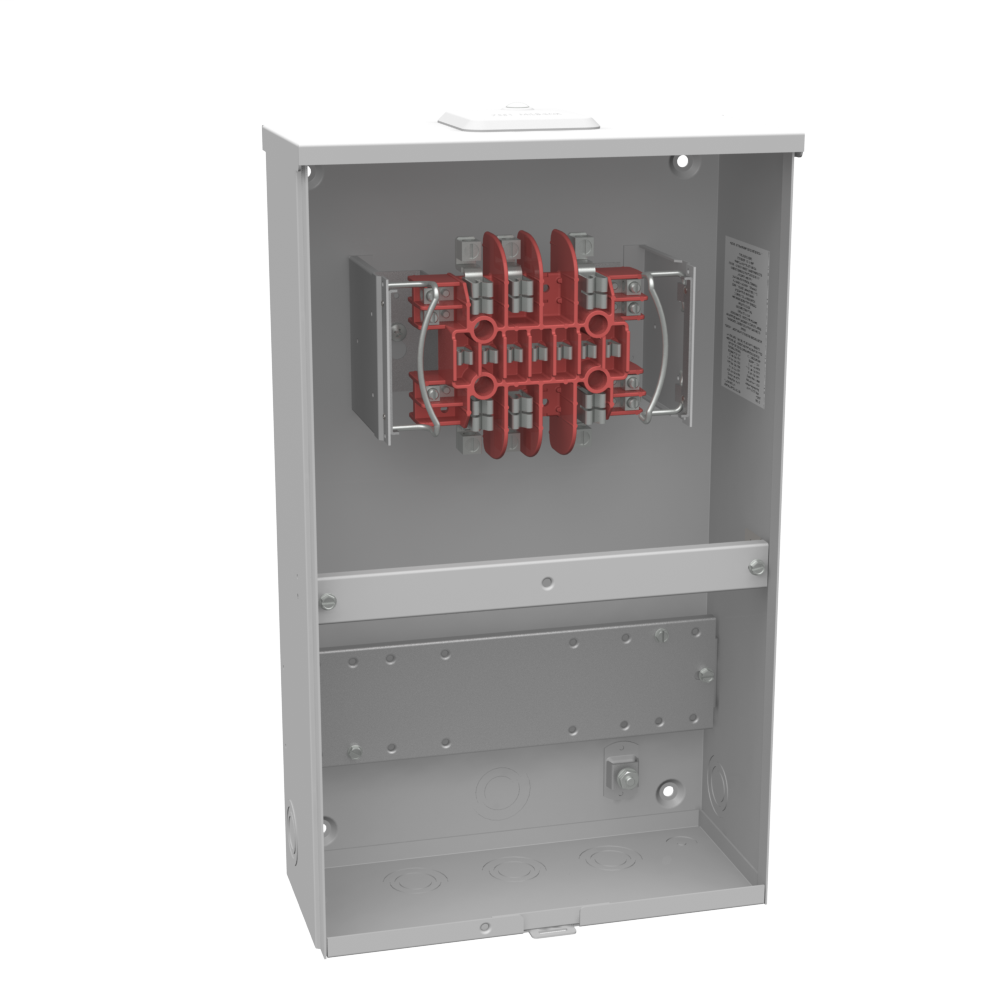 Milbank UC3423-XL 600 VAC 20 Amp 13-Terminal 3-Phase 1-Position Ringless Overhead/Underground Meter Socket Milbank UC3423-XL 600 VAC 20 Amp 13-Terminal 3-Phase 1-Position Ringless Overhead/Underground Meter Socket
