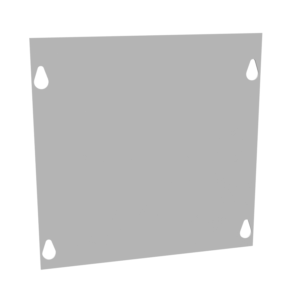 Product image for Milbank 88XSC1 Front Cover Type 1 8x8 Screw Cover ANSI 61 Gray Steel