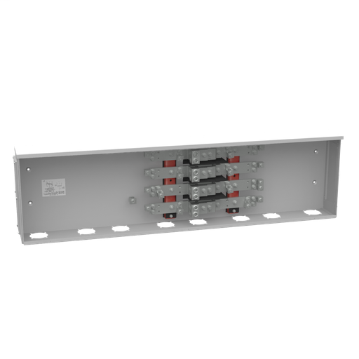 800 Ampere 3 Phase 600 Volt 57in-15in-6in Painted Steel Lift Off Screw Front 2 Lugs Per Landing - 4-600kcmil 4 Lugs Per Landing - 1/0-250kcmil 42k Ampere Interrupting Capacity