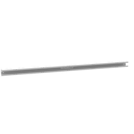 2.5x72x2.5 Screw Cover Wireway Type 1 UL Listed Steel Knockouts ANSI 61 Gray