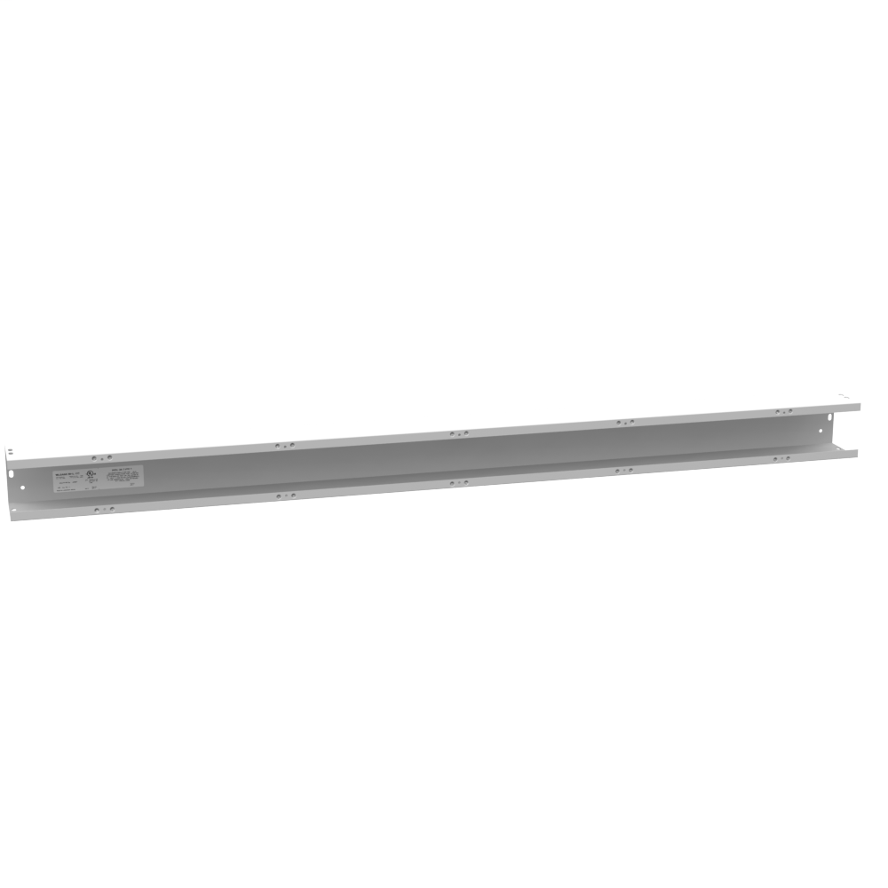 Product image for Milbank 44120-GHC1-NK 4X120x4 Hinge Cover Wireway Type 1 UL Listed Steel No Knockouts ANSI 61 Gray