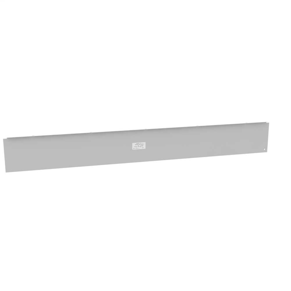 Product image for Milbank A-BK860 Wireway Barrier Type 1 8x60 Wireway ANSI 61 Gray Steel