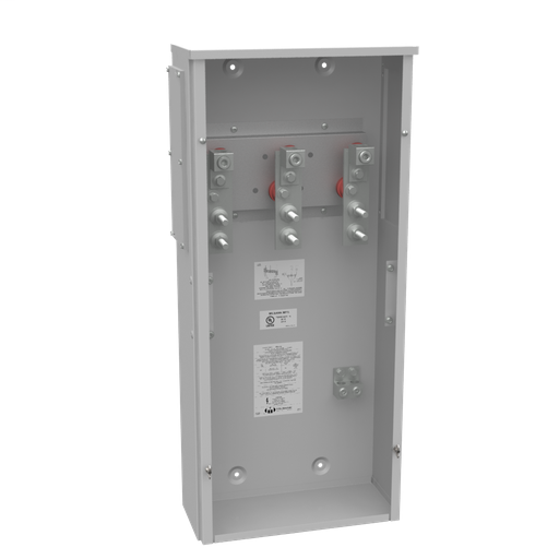 400 Ampere 1phase 600 Volt 16in-36in-7in Painted Steel Lift Off Screw Front .5-13 Studs 1 Lug Per Landing - 4-600kcmil 10k Ampere Interrupting Capacity