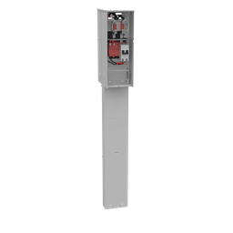 Milbank U5137-O-200S 4 Terminal Ringless Plain Top Horn Bypass 2-200 Ampere Main Breaker Double Pedestal Direct Bury