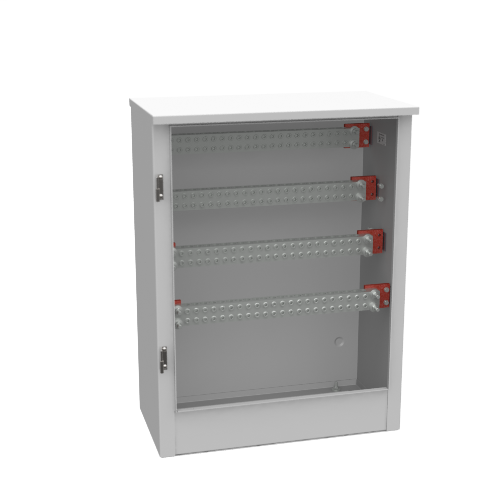 Mayer-DDS-Aluminum Painted Shell 22 Position Per Phase Bar 500 Kcmil Penta Bolt-1