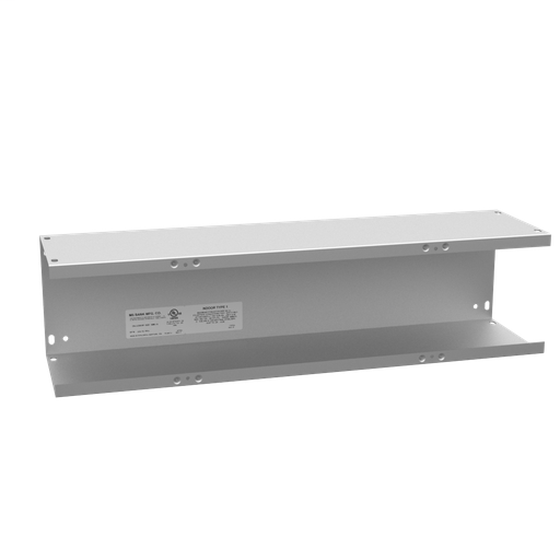 Product image for Milbank 6624-GSC1-NK-NP 6x24X6 Screw Cover Wireway Type 1 UL Listed Steel No Knockouts No Paint