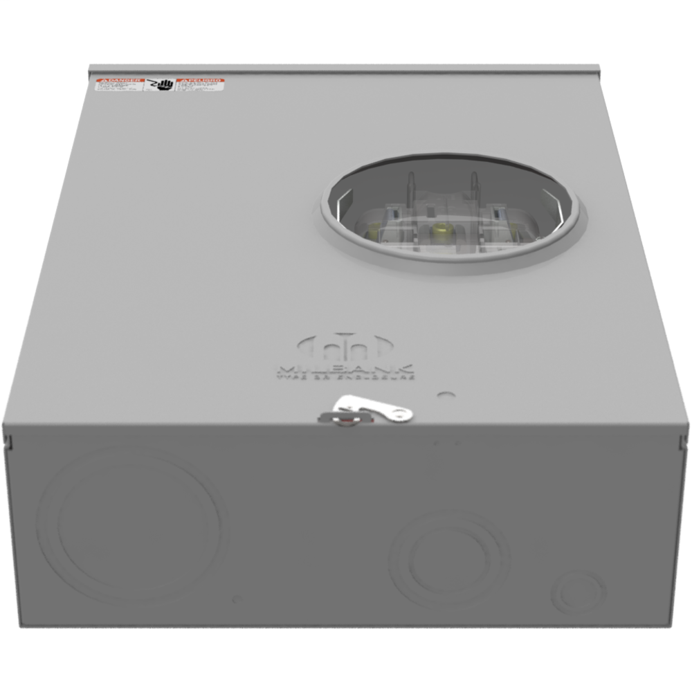 Milbank U4721OBL 4 Terminal Ringless Plain Top Lever Bypass 916 In