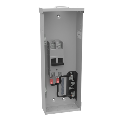Unmetered Small Hub Open 1-200 Ampere Main Breaker 4 Branch Circuit 8.125 In X 22.625 In X 4 In