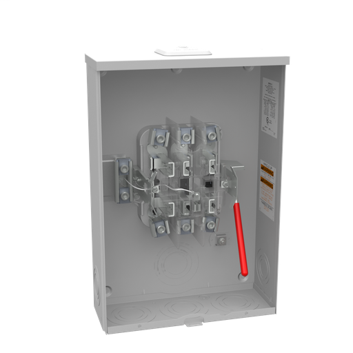 Product image for Milbank U7423-XL 7 Terminal Ringless Small Closing Plate Lever Bypass Medium Duty