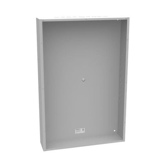 Product image for Milbank 24366-SC1 36x6x24 Screw Cover Type 1 UL Listed Steel Knockouts ANSI 61 Gray Cover With Teardrop Slots Mounting Holes In Back