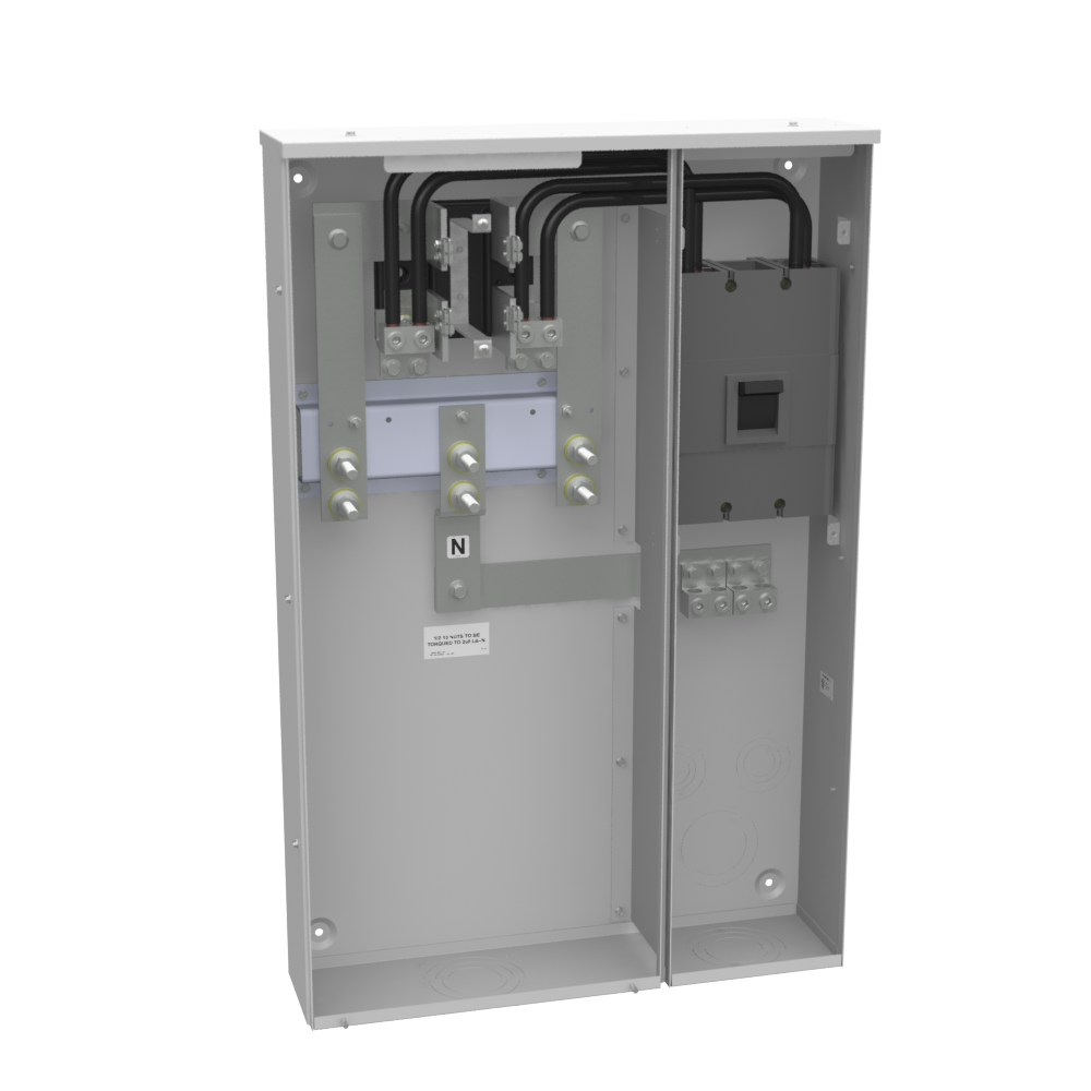 Product image for Milbank M401-UG 4 Terminal Ring Type Plain Top 1-400 Ampere Main Breaker