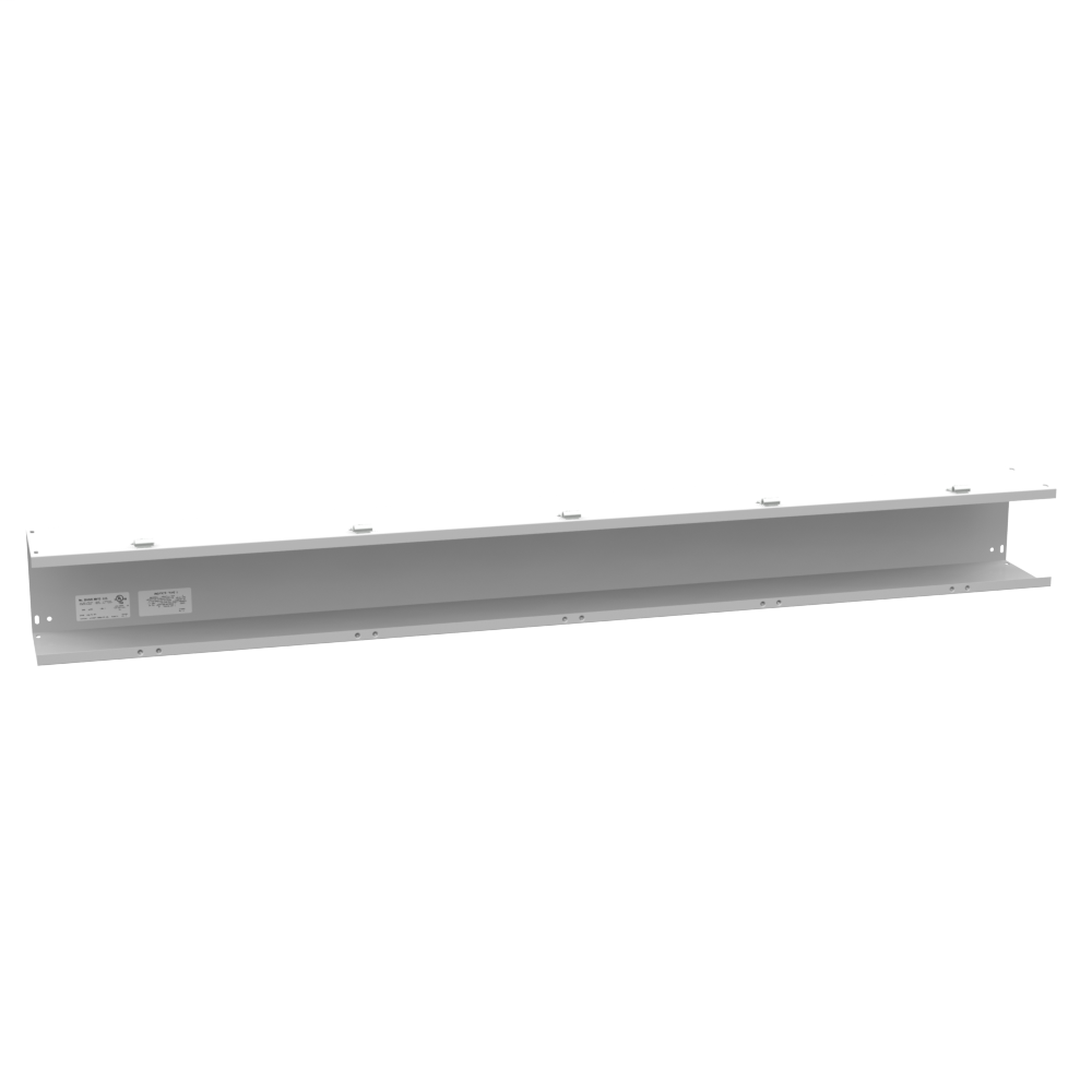 Product image for Milbank 6660-GHC1-NK 6x60x6 Hinge Cover Wireway Type 1 UL Listed Steel No Knockouts ANSI 61 Gray