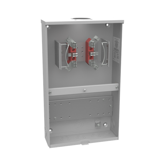 Product image for Milbank UC7532-RL 6 Terminal Ringless Small Hub Open Test Switch Provision Double Cover