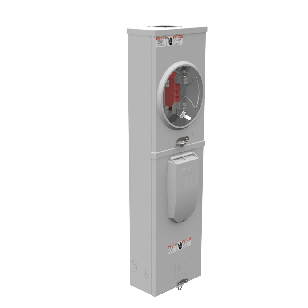 Milbank U5842RL125KKCECHA 4 Terminal Ringless Small Hub Open 1125