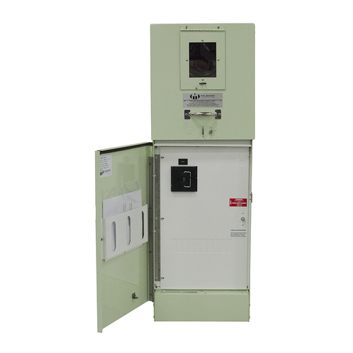 Ring Type 100 Amperes 240 Volt 4 Terminal T-fuse Main 50k Mint Green