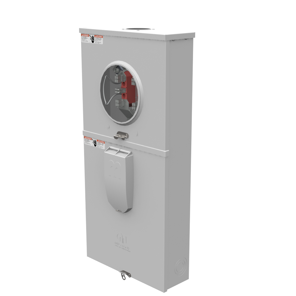 Milbank U5844PXL200 4 Terminal Ringless Small Closing Plate Pack