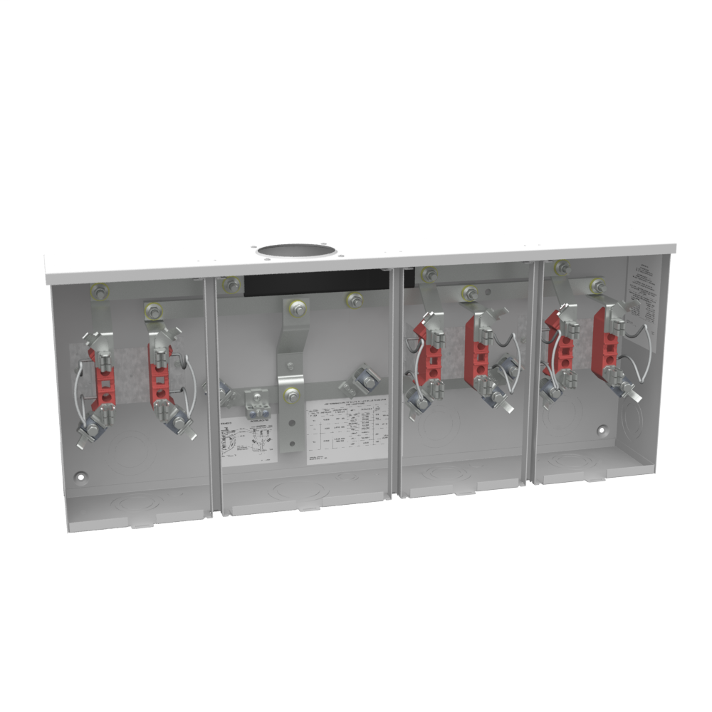 Milbank U1253RKKRGE 4 Terminal Ringless Large Hub Open Horn Bypass 3