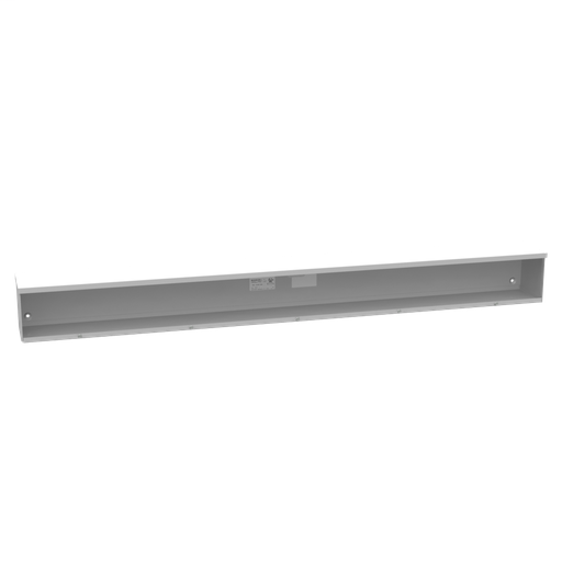 10x120x12 Screw Cover Wireway Type 3R UL Listed Steel No Knockouts ANSI 61 Gray Quad D Knockout For Lock