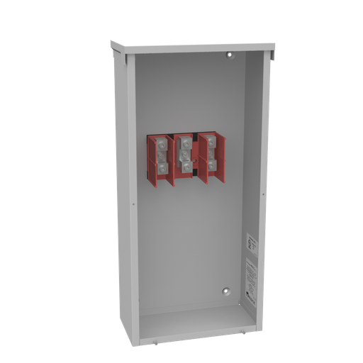 200 Ampere 1phase 600 Volt 12in-26in-6in Painted Steel Lift Off Screw Front 1 Lug Per Landing - 6-250kcmil 1 Lug Per Landing - 6-250kcmil 10k Ampere Interrupting Capacity