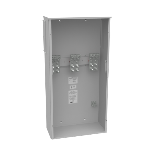 800 Ampere 1phase 600 Volt 24in-48in-11in Painted Steel Lift Off Screw Front .5-13 Studs 3 Lug Per Landing - 4-600kcmil 10k Ampere Interrupting Capacity