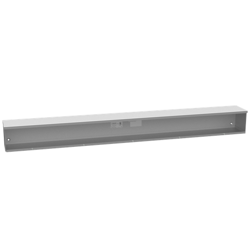 Product image for Milbank 6672-GSC3R-NK-NP 6x72x6 Screw Cover Wireway Type 3R UL Listed Steel No Knockouts No Paint Quad D Knockout For Lock Emboss Mounting Holes In Back