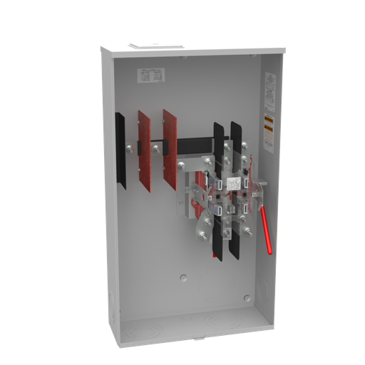 Product image for Milbank U4611-X 5 Terminal Ringless Large Closing Plate Lever Bypass