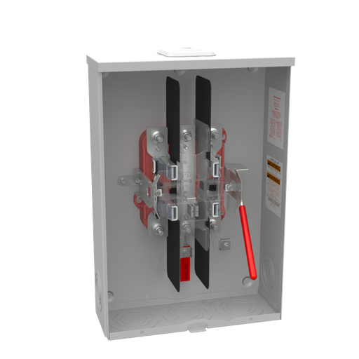 Product image for Milbank S3970-XL 5 Terminal Ringless Stud Heavy Duty Lever Bypass Underground