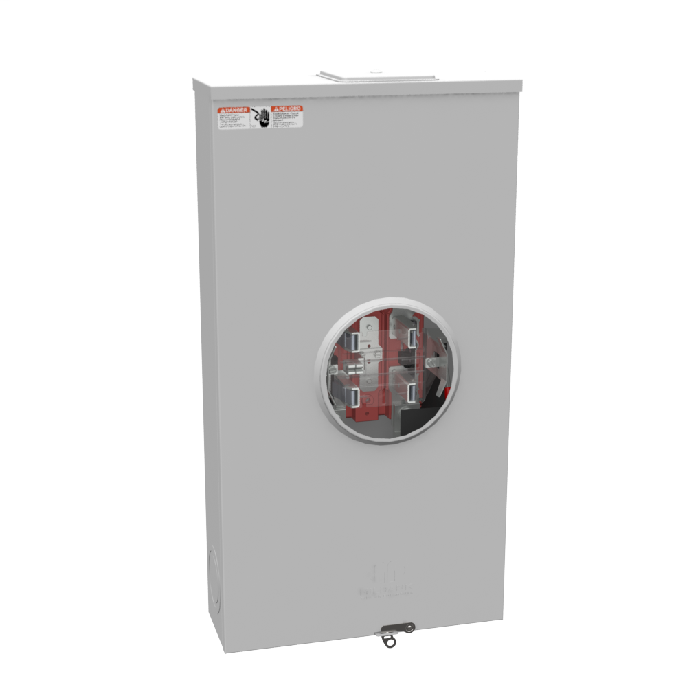 Milbank U4505X2/K3 600 VAC 320 Amp 5Terminal 1Phase 1Position