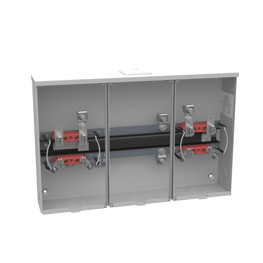 Milbank 14175 U8032-XL 300 VAC 1-Phase 100 Amp 4-Terminal Ringless Meter Socket Milbank 14175 U8032-XL 300 VAC 1-Phase 100 Amp 4-Terminal Ringless Meter Socket