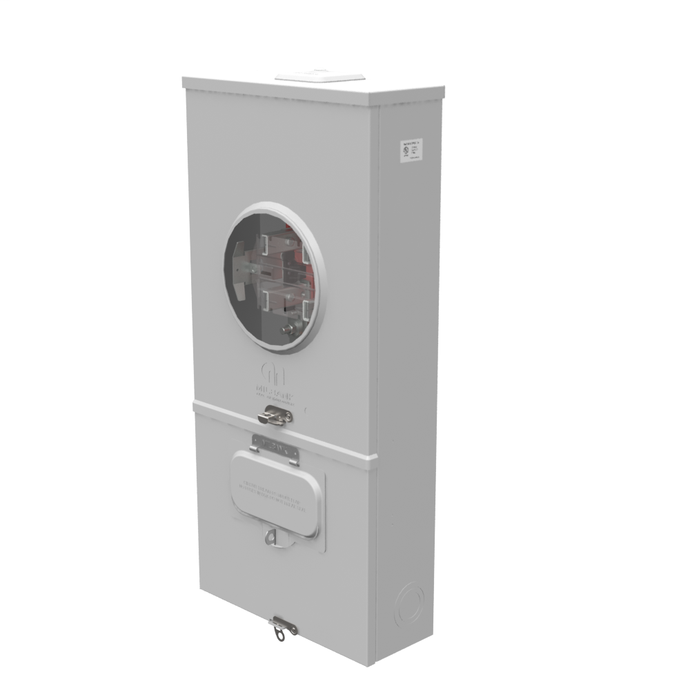 Milbank U3741XL100BL 240 VAC 100 Amp 4Terminal 1Phase 1Position