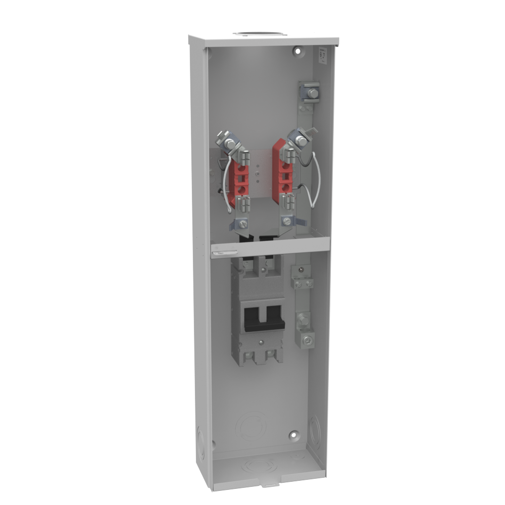 Milbank U7607RL200KKCECHA 4 Terminal Ringless Small Hub Open Horn