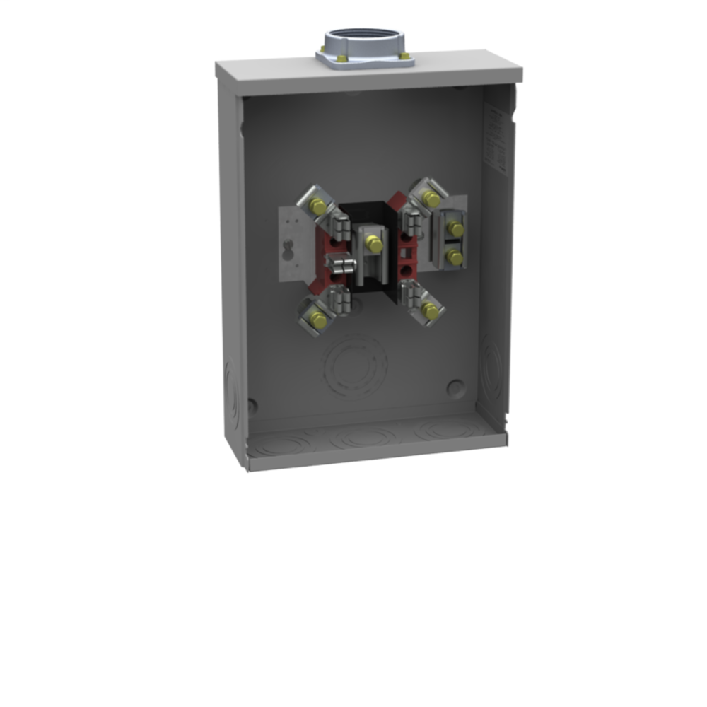 Product image for Milbank U1973-EL 4 Terminal Ringless 2.5 In Hub