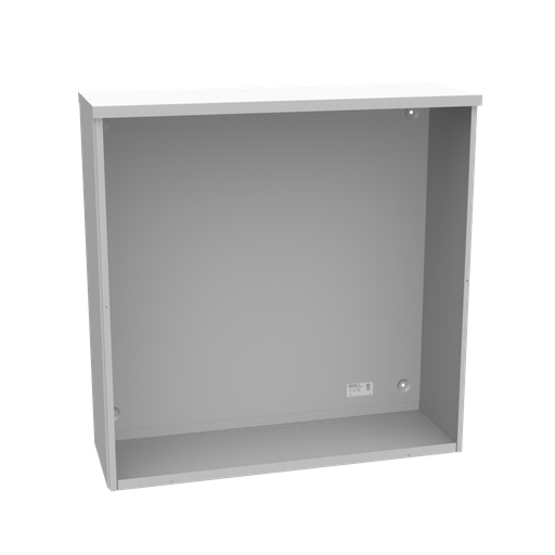 Product image for Milbank 363612-SC3R 36x12x36 Screw Cover Type 3R UL Listed Steel Knockouts ANSI 61 Gray Quad D Knockout For Lock Emboss Mounting Hole In Back