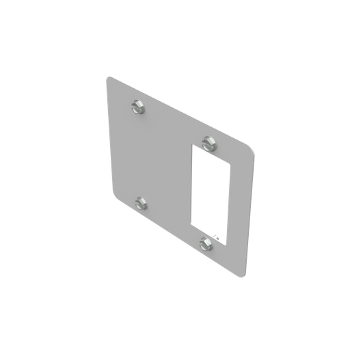 Product image for Milbank K5935-10GR Receptacle Face Plate Versaped Blank 520