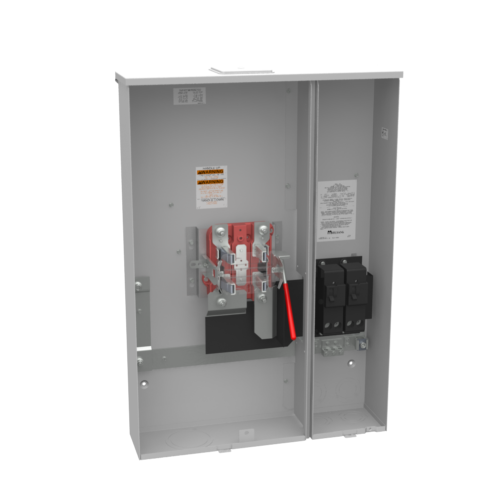 Milbank U5890X2/200BL 4 Terminal Ringless Large Closing Lever Bypass