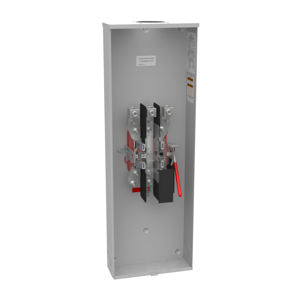 Milbank U1079R5T9 600 VAC 320 Amp 5Terminal 1Phase 1Position