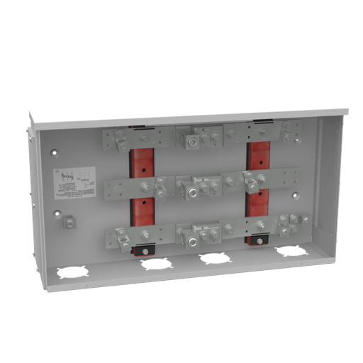 400 Ampere 1phase 600 Volt 28in-15in-6in Painted Steel Lift Off Screw Front 1 Lug Per Landing - 4-600kcmil 2 Lugs Per Landing - 6-250kcmil 42k Ampere Interrupting Capacity t