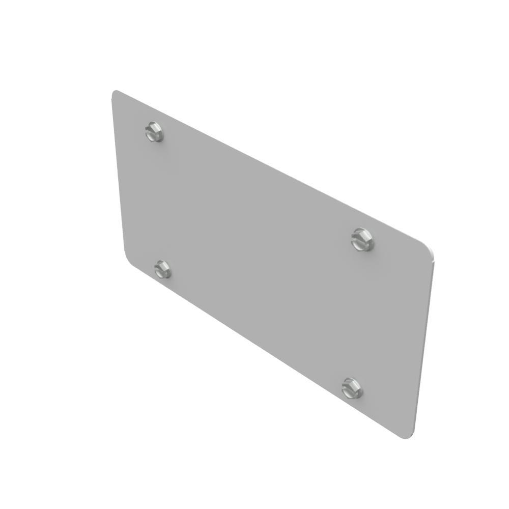 Product image for Milbank K5920-BLANK Receptacle Face Plate Millennium Blank Blank Blank