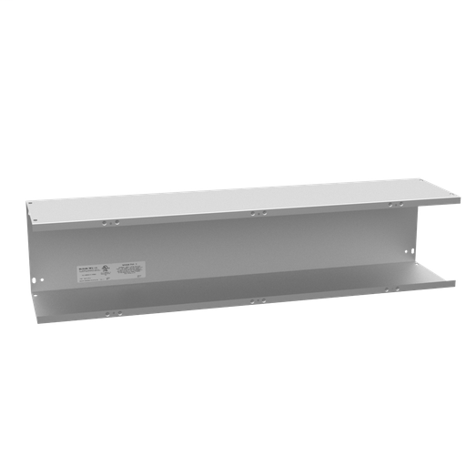 Product image for Milbank 8836-GSC1-NK-NP 8x36x8 Screw Cover Wireway Type 1 UL Listed Steel No Knockouts No Paint