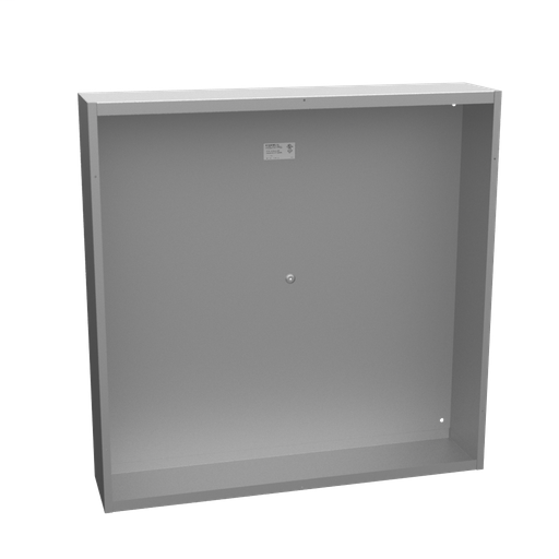 Product image for Milbank 36368-SC1-NK-NP 36x8x36 Screw Cover Type 1 UL Listed Steel No Knockouts No Paint Cover With Teardrop Slots Mounting Holes In Back