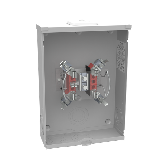 Product image for Milbank U8173-XL-PSEG-DES 5 Terminal Ringless Small Closing Plate Horn Bypass 7-8 In Barrel Lock Ground With Bracket Provision 1 Way Hub Screw Add Inhibitor Public Service Electric And Gas New Jersey