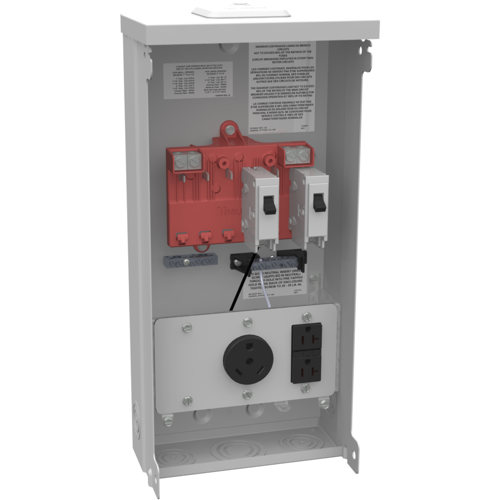 Milbank U5000-XL-41 120/240 VAC 125 Amp NEMA 3R 16 Gauge ASA 61 Gray Polyester Powder Coated Surface Mount Power Outlet Milbank U5000-XL-41 120/240 VAC 125 Amp NEMA 3R 16 Gauge ASA 61 Gray Polyester Powder Coated Surface Mount Power Outlet