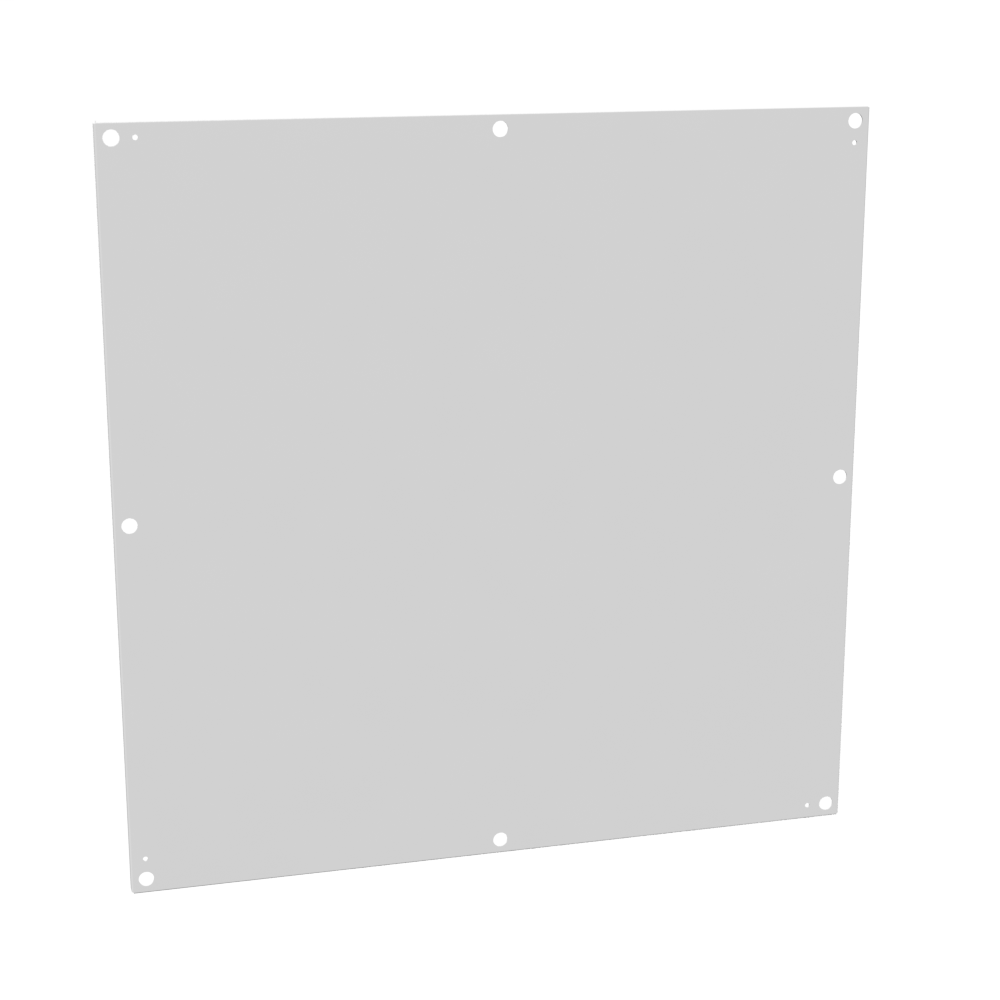 Product image for Milbank A-DD4848 44x.75x44 Back Panel Non-UL Listed Steel No Knockouts White Double Door
