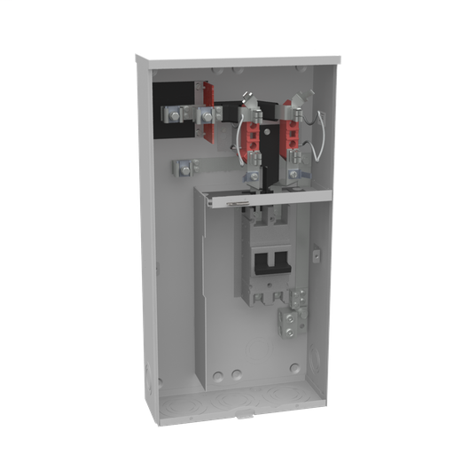 Product image for Milbank U3798-O-200-KK 4 Terminal Ringless Plain Top Horn Bypass 1-200 Ampere Main Breaker